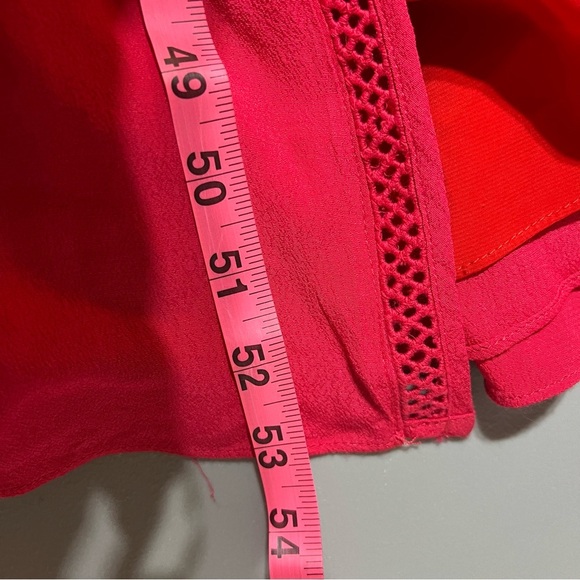 Lovers + Friends Red Off-The-Shoulder Maxi Dress Size XL Slit Elegant Glamorous - Picture 11 of 14